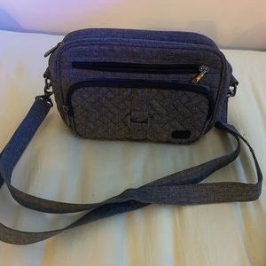 Lug convertible RFID cross body and belt bag